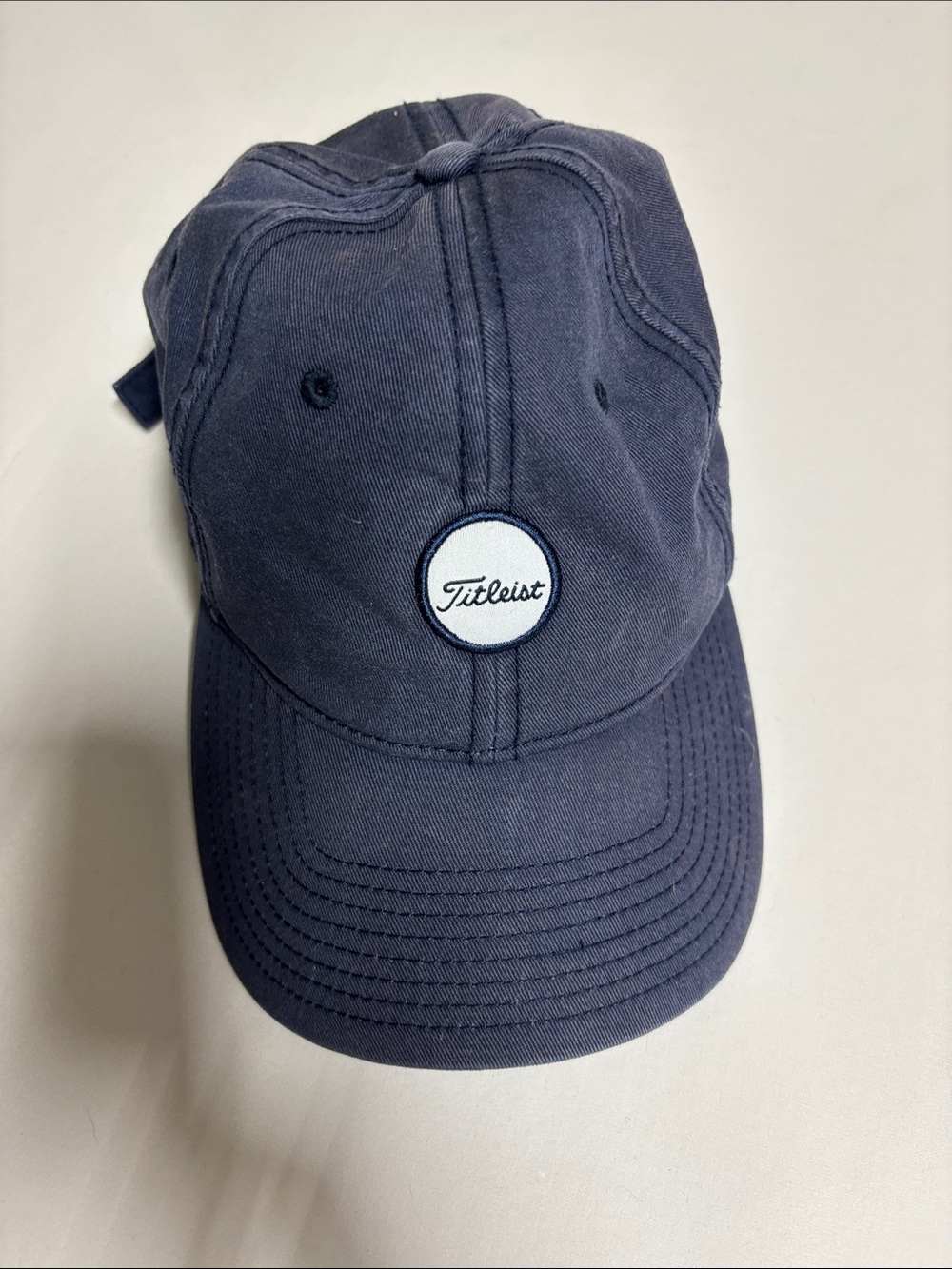 Titleist Bald Head Island Golf Hat Navy Blue BHI Logo Patch Adjustable Cap